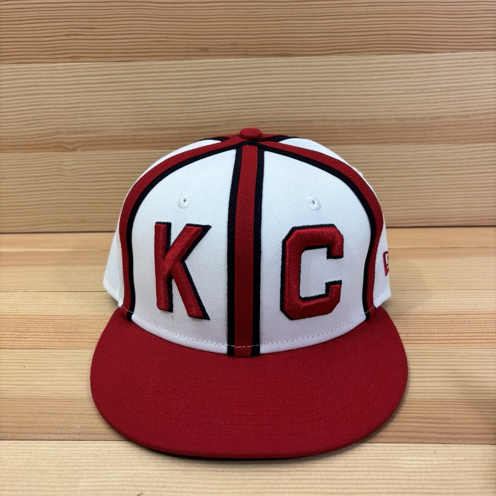 Kansas City Monarchs Hat New Era Fitted 59Fifty 7 1/4 Negro Leagues KC Cap USA